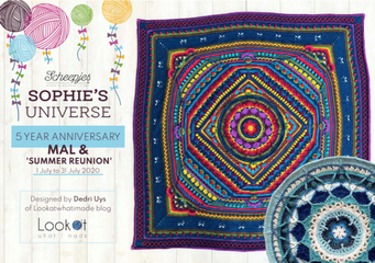 Sophie’s Universe cal 2015 & 5 Year Anniversary MAL haakpakketten