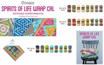 Spirits of Life Wrap Scheepjes CAL 2017