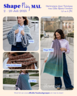 Shape Play MAL Shawl nieuw haakproject van Tatsiana