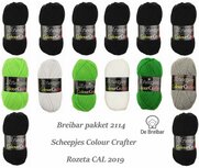 Breibar Pakket 2114 Scheepjes Colour Crafter voor Rozeta CAL 2019 - direct leverbaar.