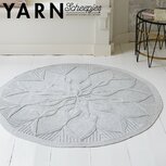 Lotus rug vloerkleed van Scheepjes MIGHTY - compleet garen haakpakket met leuke attentie