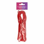 Imitatie leren koord plat model Rood