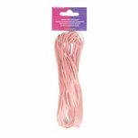 Imitatie leren koord plat model licht Roze