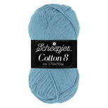 Scheepjes Cotton 8 Licht Grijs/Blauw 711