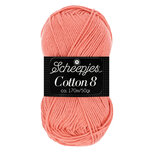 Scheepjes Cotton 8 donkere zalmkleur 650