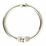 Sleutelring zilver kleur maat 32 mm binnen 37 mm buiten 