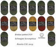Breibar Pakket 2128 Scheepjes Scrumptious voor Rozeta CAL 2019 