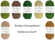 Goldcrest Scarf Breibar kleurpakket 5 Scheepjes Metropolis 