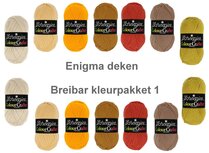 Enigma deken Breibar kleurenpakket 1 van Scheepjes Colour Crafter  voor de Crochet Along van Esther Dijkstra