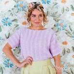 Feather and Fan Tee van Scheepjes Cotton Create garen pakket + gratis patroon