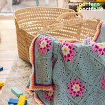 Botanic Bliss Blanket van Scheepjes Colour Crafter garenpakket + patroon boekje