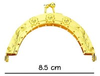 Portemonnee sluiting goudkleur 