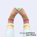 Jade Lattice Socks van Scheepje Arcadia garenkit