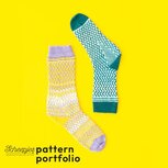 Lavender Zigzag Socks Scheepje Arcadia garenkit