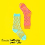 Coral Sunset Socks Scheepje Arcadia garenkit