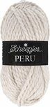 Scheepjes Peru licht beige 010 van 20% alpacawol en 80% acryl.