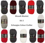 Moza&iuml;ek deken kit 3 Colour crafter Scheepjes