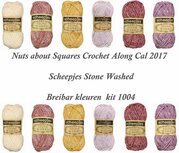 Nuts about Squares Cal 2017 kleur pakket 1004 