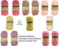 Surftime Blanket van Scheepjes Stone Washed Breibar pakket 7611