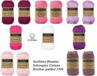 Surftime Blanket van Scheepjes Catona Breibar pakket 7302