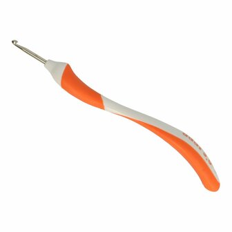 Addi haaknaald swing 3.0 mm wit oranje lengte 16 cm.