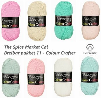 Breibar Pakket 11 voor de The Spice Market - Scheepjes Colour Crafter