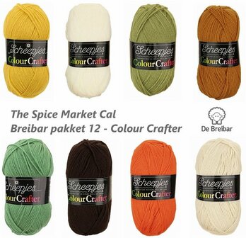 Breibar Pakket 12 voor de The Spice Market Cal - Scheepjes Colour Crafter
