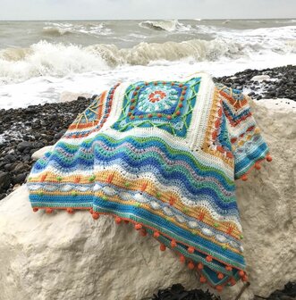 Beachcombing Blanket CAL 2020 - Scheepjes Colour Crafter compleet garen pakket.