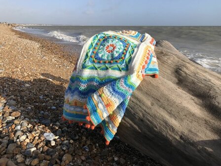 Beachcombing Blanket CAL 2020 - Scheepjes Colour Crafter compleet garen pakket.