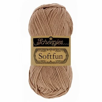 Scheepjes Softfun zalm bruin 2470 - Soft Mauve