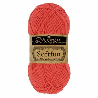 Scheepjes Softfun zacht oranje rood 2449 - Salmon