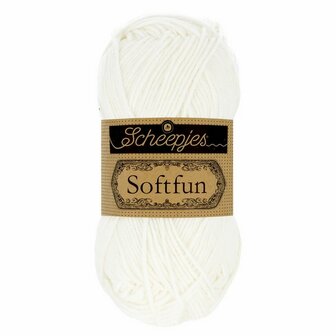 Scheepjes Softfun Wit 2412 - Snow