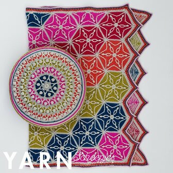 Flower of Life Blanket Scheepjes Colour Crafter compleet deken haakpakket