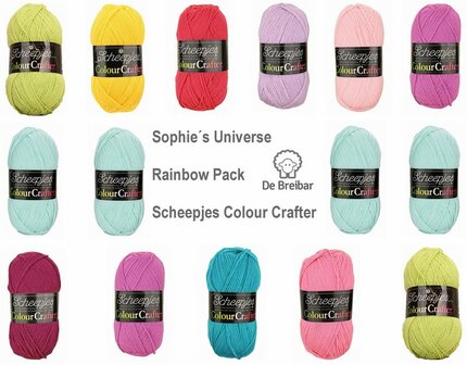 Sophies Universe Rainbow haakpakket Scheepjes Colour Crafter 