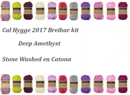 Hygge Deep Amethyst Cal 2017 pakket Let op! zie beschrijving