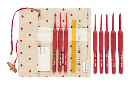 Tulip Etimo Red haaknaalden set softgrip