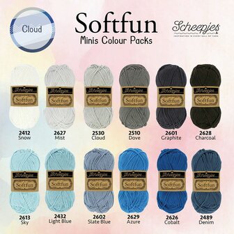 Softfun Cloud colour pack 12x20g  Scheepjes 