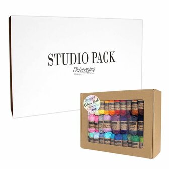 Scheepjes Studio pack inclusive Catona pack met 109 x 10 gram bolletjes