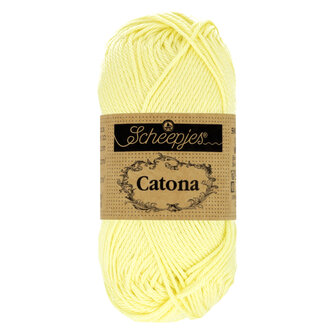 Scheepjes Catona 10g - 100 Lemon Chiffon