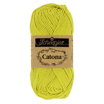 Scheepjes Catona 10g - 245 Green Yellow