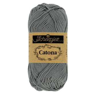 Scheepjes Catona 10g -&nbsp;242 Metal Grey