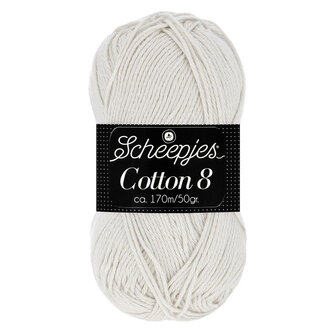 Scheepjes Cotton 8 licht grijs700