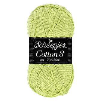 Scheepjes Cotton 8 Lichtgroen 642