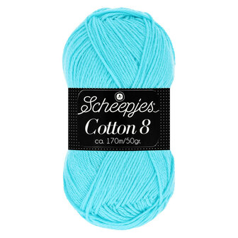 Scheepjes Cotton 8 Lichtblauw 622