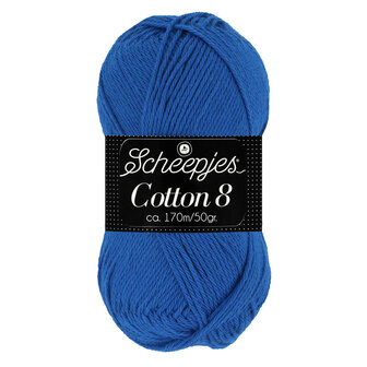 Scheepjes Cotton 8 Helder Donkerblauw 519