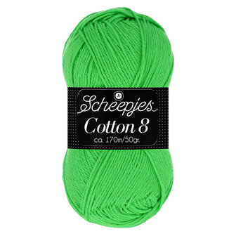 Scheepjes Cotton 8 Lemongroen 517