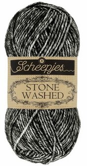 Scheepjes Stone Washed Black Onyx 803