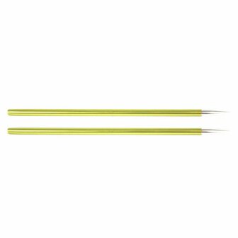 KnitPro Zing Sokkennaalden 15cm 3.50mm set van 5 groen/geel