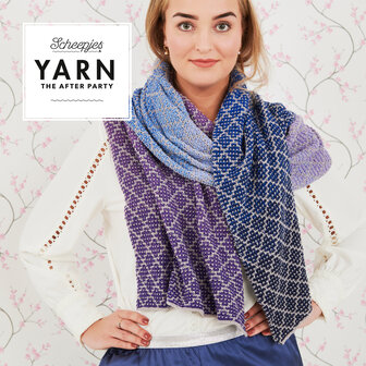 Lavender Trellis Wrap van Scheepjes Whirl en Whirlette  breipakket + gratis patroon YARN The After Party nr.71