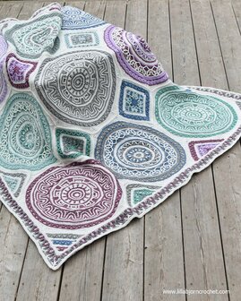 Labyrinth Blanket  van Scheepjes Colour Crafter garen haakpakket 